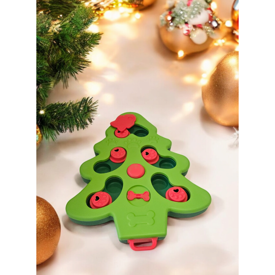 Christmas puzzle slow feeder