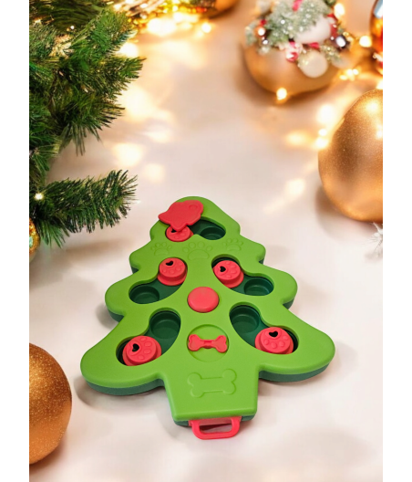 Christmas puzzle slow feeder