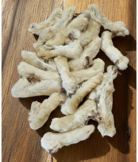 Rabbit Feet with Fur – Natural Dog Treats (Pack of 20)