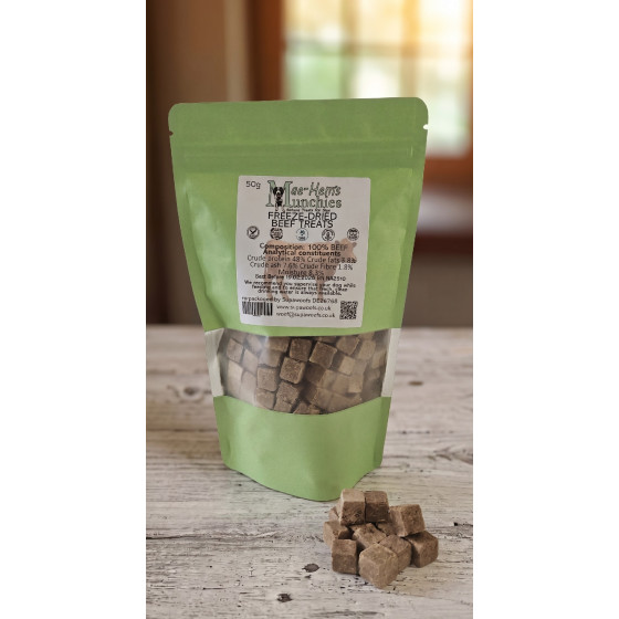 100% Freeze Dried Beef...