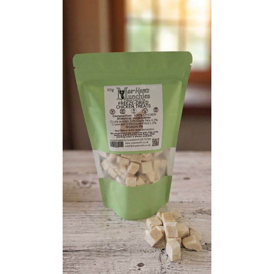 100% Freeze Dried Chicken...